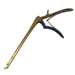 Ferris Smith Kerrison Rongeur, Two Tone, Ejector, Standard Footplate, Titanium Nitrite Body, Upbite, 4mm Bite, 10mm Opening, Shaft Length 8" (203mm) 