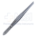 USA Tissue Forceps, 1 x 2 Teeth, Straight, Overall Length 5" (127mm) - 21-11130