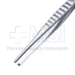 USA Tissue Forceps, 2 x 3 Teeth, Overall Length 4-1/2" (114mm) - 21-12115