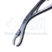 Ulrich Self-Retaining Forceps, Angular, 9mm Wide Jaws, Speed Lock, Overall Length 11" (280mm) - D7116