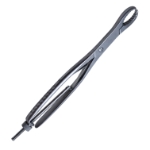 Ulrich Self-Retaining Forceps, Straight, Serrated 9mm Wide Jaws, Speed Lock, Overall Length 11" (280mm) 
