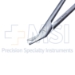 Universal Wire Cutting/Plate Cutting Scissors, TC, Angled 45 Degrees, Serrated Blade, Overall Length 4-3/4" (121mm) - C5200