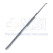 Urretts-Zavalia Depressor / Fixation Pick, Sufficient Sharpness, Serrated Flat Handle, Polished Finish, Overall Length 4-3/4" (120mm) - 5-6217