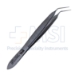 Utrata Capsulorhexis Forceps, 12mm Angled Shafts, Fine Angled Tips, Iris Stop, Thin Flat Handle, Dull Finish, Overall Length 3-1/4" (8.30mm) - 5-3113-GER