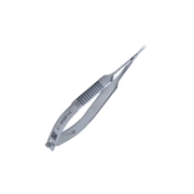 Vannas Scissors, Straight, Sharp Tips, 6mm Blades, Flat Handle, Overall Length 3-1/3" (84mm) 
