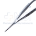 Vannas Scissors, Straight, Sharp Tips, 5mm Long Blades, 10mm Mid-Screw To Tip, Serrated Handle, Overall Length 3-1/4" (83mm) - 11-5-6111