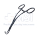 Vascular Clamp Forceps, Curved, Working Length 9/16" (14mm) - 468358PIL