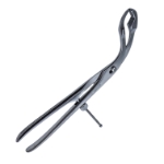 Verbrugge Bone Holding Forceps, Self Centering, 11mm Wide Jaws, Speed Lock, Maximum Opening 65mm, Overall Length 10-1/4" (260mm) 