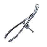 Verbrugge Bone Holding Forceps, Self Centering, 3mm Wide Jaws, Speed Lock, Maximum Opening 25mm, Overall Length 6" (152mm) 