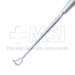 Vogel Adenoid Curette, Infant, Small, Curved, 9 x 12mm Cup, Overall Length 8-1/2" (214mm) - 114-7126