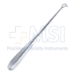 Vogel Adenoid Curette, Infant, Small, Curved, 9 x 12mm Cup, Overall Length 8-1/2" (214mm) - 114-7126