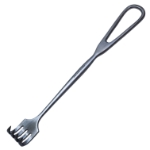 Volkmann Retractor, USA Pattern (Ring), 4 Prongs, Sharp, 26mm x 16mm 