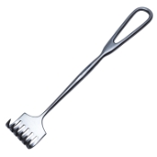 Volkmann Retractor, USA Pattern (Ring), 6 Prongs, Sharp, 28mm x 10mm, Overall Length 8-1/2" (216mm) 