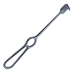Volkmann Retractor, 4 Prongs, Blunt, 18mm x 10mm, Finger Ring Handle, Overall Length 8-1/2" (216mm) 
