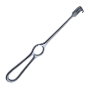 Volkmann Retractor, 3 Prongs, Sharp, 13mm Wide x 10mm Deep, Ring Handle, Overall Length 8-1/2" (216mm) 