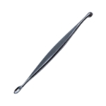 Volkmann Curette, Double Ended, Oval Round Cups, Overall Length 5" (127mm) 
