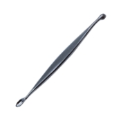 Volkmann Curette, Double Ended, Oval Round Cups, Overall Length 5" (127mm) 