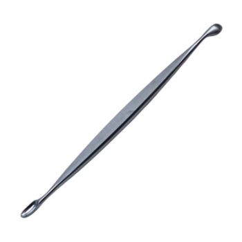 Volkmann Curette, Double Ended, Oval Round Cups, Overall Length 6-1/2" (165mm) 