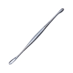 Volkmann Curette, Double Ended, Oval/Oval Cups, Overall Length 6-1/2" (165mm) 