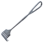 Volkmann Retractor, USA Pattern (Ring), 6 Prongs, Blunt, 16mm x 40mm Wide, Overall Length 9-1/8" (232mm) 