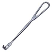 Volkmann Retractor, USA Pattern, 2 Blunt Prongs, Overall Length 9-1/4" (232mm) 