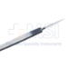 Von Graefe Cataract Knife, 1.5mm x 25mm Sharp Blade, Serrated Flat Handle, Polished Finish, Overall Length 4-7/8"(125mm) - 5-1192