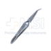 Watzke Sleeve Spreading Forceps, Angled 30 Degrees, Serrated 10mm Tips, Serrated Cross-Action Handle, Polished Finish, Overall Length 4-3/4" (120mm) - 5-6489