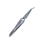 Watzke Sleeve Spreading Forceps, Angled 30 Degrees, Serrated 10mm Tips, Serrated Cross-Action Handle, Polished Finish, Overall Length 4-3/4" (120mm) 1676221,May-89,K5-7950,E5378