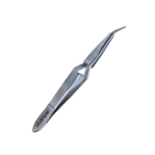 Watzke Sleeve Spreading Forceps, Angled 30 Degrees, Serrated 10mm Tips, Serrated Cross-Action Handle, Polished Finish, Overall Length 4-3/4" (120mm) 1676221,May-89,K5-7950,E5378