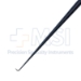 Weary Nerve Hook, Fine, Blunt Tip, Depth 1/8", 0.9mm Tip Diameter, Black Finish. Overall Length 7-3/4" (197mm) - 492131C