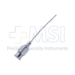 Weil Lacrimal Cannula, 21ga, Curved Shaft, Blunt Tip, Top Port, Polished Finish, Excluding Hub Overall Length 1-1/4" (34mm) - 5-5519