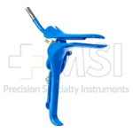 Weissman Pederson Speculum, Insulated, Large, Right Side Open, Smoke Evacuation Tube, Blade Width 1" (26mm), Overall Length 4-3/4" (120mm) 