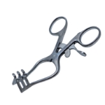 Weitlaner Baby Retractor, 3 x 3 Prongs, Blunt, Overall Length 4.1" (105mm) 