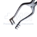 Weitlaner Retractor, 2 x 3 Prongs, Blunt, 13mm x 13mm, Overall Length 4" (102mm) - E2494