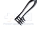 Weitlaner Retractor, 3 x 4 Prongs, Sharp, 18mm Deep, Overall Length 5-1/2" (140mm) - 846-400-14