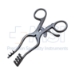 Weitlaner Retractor, 3 x 4 Prongs, Sharp, 18mm Deep, Overall Length 5-1/2" (140mm) - 846-400-14