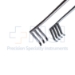 Weitlaner Retractor, 3 x 4 Prongs, Sharp, 23mm Depth x 21mm Height, Overall Length 9-1/2" (241mm) - E2506