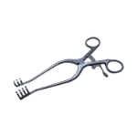 Weitlaner Retractor, 3 x 4 Prongs, Blunt, 21mm Deep, Overall Length 8" (200mm) 
