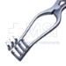 Weitlaner Retractor, 3 x 4 Prongs, Sharp, 17mm Deep, Satin Finish, Overall Length 5-1/2" (140mm) - 316261J