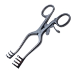 Weitlaner Retractor, 3 x 4 Prongs, Blunt, 14mm x 18mm, Overall Length 5-1/4" (133mm) 