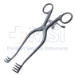 Weitlaner Retractor, 3 x 4 Prongs, Blunt, 16mm Depth x 20mm Height, Overall Length 8" (203mm) - E2524