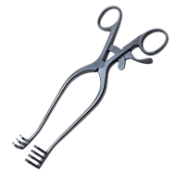 Weitlaner Retractor, 3 x 4 Prongs, Sharp, 16mm x 20mm, Overall Length 8" (203mm) 