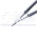 Westcott Conjunctival Scissors, Lightly Curved, Blunt Tips, 16mm Mid-Screw to Tip, Wide Handle, Overall Length 4-7/8" (124mm) - 5-4427