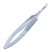 Westcott Conjunctival Scissors, Lightly Curved, Blunt Tips, 16mm Mid-Screw to Tip, Wide Handle, Overall Length 4-7/8" (124mm) 923090,May-27,E3316