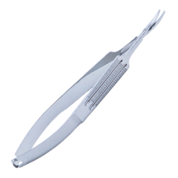 Westcott Conjunctival Scissors, Lightly Curved, Blunt Tips, 16mm Mid-Screw to Tip, Wide Handle, Overall Length 4-7/8" (124mm) 923090,May-27,E3316