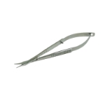 Westcott Tenotomy Scissors, Curved, Right, 1 " (26mm)  Long Serrated Grip Handle, Polished Finish, Rounded Westcott Blades, Blunt Tips, 20mm Mid-Screw To Tip, Overall Length 4-1/2" (115mm) 