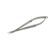 Westcott Tenotomy Scissors, Curved, Right, 1 " (26mm)  Long Serrated Grip Handle, Polished Finish, Rounded Westcott Blades, Blunt Tips, 20mm Mid-Screw To Tip, Overall Length 4-1/2" (115mm) 