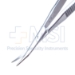Westcott Tenotomy Scissors, Right, Curved, Serrated Flat Handle, Rounded Westcott Blades, Blunt Tips - 19-1361
