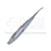 Westcott Type Stitch Scissors, Serrated Flat Handle, Polished Finish, Sharp Pointed Tips, Overall Length 4-1/3" (110mm) - 19-1363