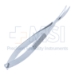 Westcott Utility Scissors, Curved, Sharp Tips, Rounded Blades, 25mm Mid-Screw to Tip, Flat Spring Handle, Overall Length 4-1/2" (115mm) - 5-4433